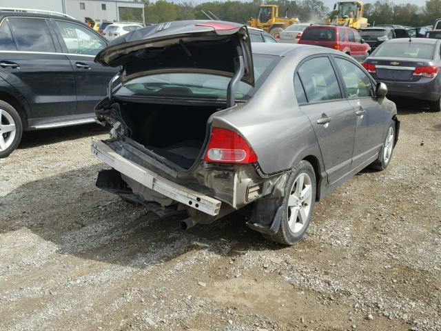 1HGFA16816L041112 - 2006 HONDA CIVIC EX GRAY photo 4