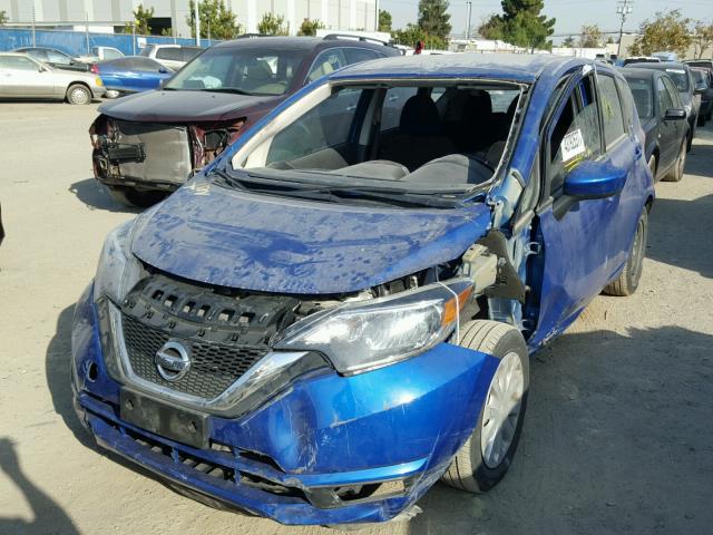 3N1CE2CP1HL366344 - 2017 NISSAN VERSA NOTE BLUE photo 2