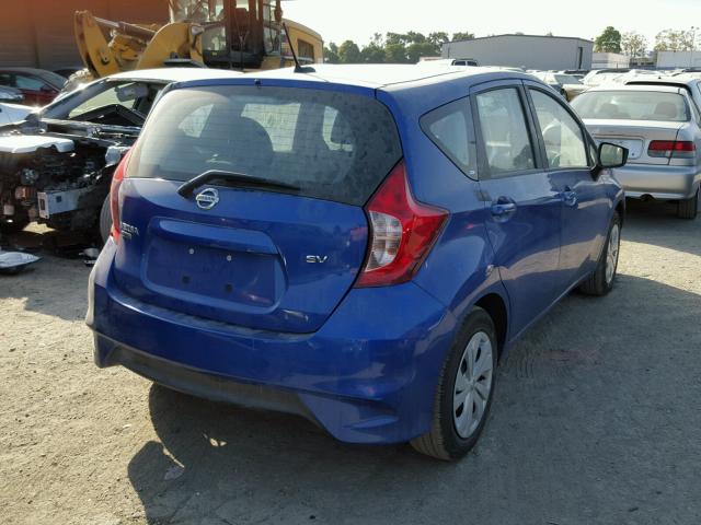 3N1CE2CP1HL366344 - 2017 NISSAN VERSA NOTE BLUE photo 4