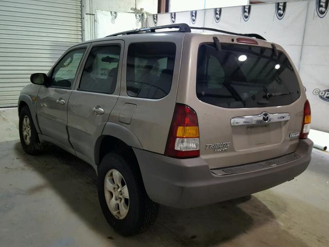 4F2YU07181KM56095 - 2001 MAZDA TRIBUTE BEIGE photo 3