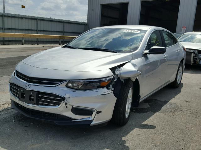 1G1ZB5ST2JF203517 - 2018 CHEVROLET MALIBU LS Gümüş foto 2