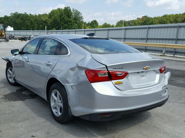 1G1ZB5ST2JF203517 - 2018 CHEVROLET MALIBU LS Gümüş foto 3
