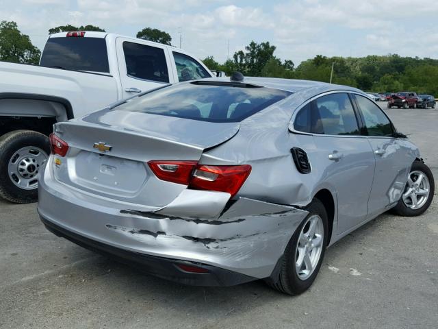 1G1ZB5ST2JF203517 - 2018 CHEVROLET MALIBU LS Gümüş foto 4
