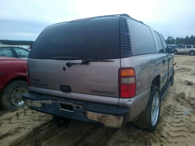 3GNEC16Z82G348322 - 2002 CHEVROLET SUBURBAN C TAN photo 4