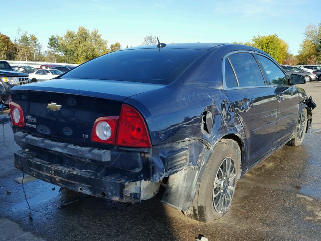 1G1ZG57B28F222080 - 2008 CHEVROLET MALIBU BLUE photo 4