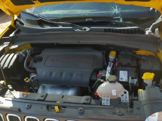 ZACCJBAT8GPD06253 - 2016 JEEP RENEGADE S YELLOW photo 7
