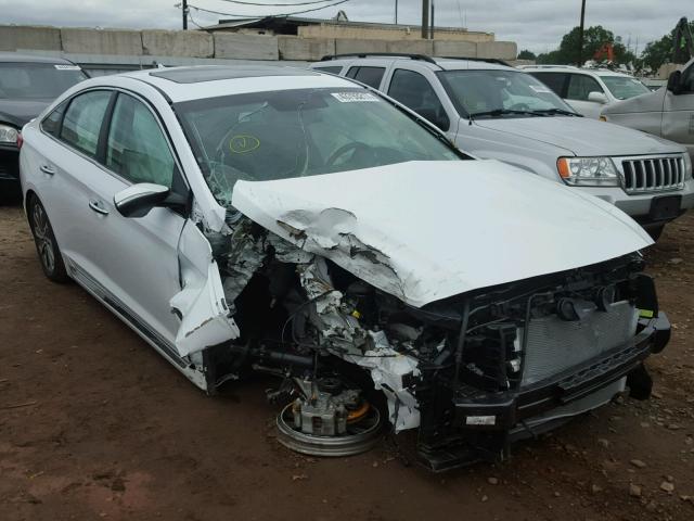 5NPE34AF3HH514365 - 2017 HYUNDAI SONATA SPO WHITE photo 1