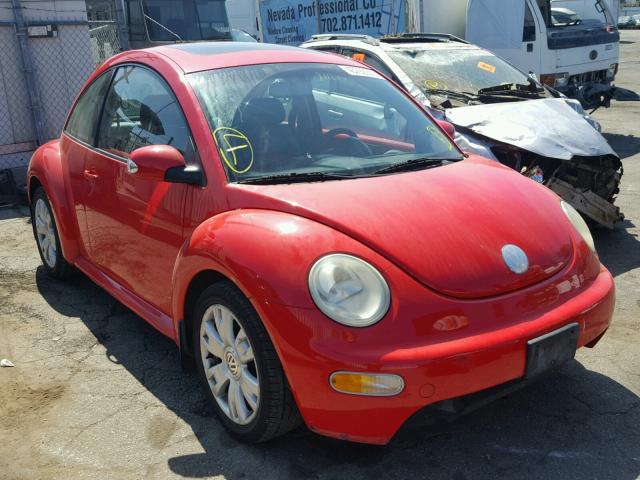 3VWCD21C43M444793 - 2003 VOLKSWAGEN NEW BEETLE 红色 照片 1