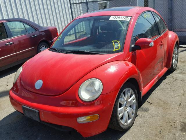 3VWCD21C43M444793 - 2003 VOLKSWAGEN NEW BEETLE 红色 照片 2