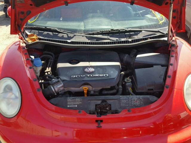 3VWCD21C43M444793 - 2003 VOLKSWAGEN NEW BEETLE 红色 照片 7