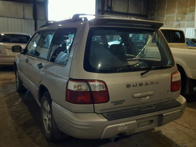 JF1SF65631H723339 - 2001 SUBARU FORESTER S SILVER photo 3