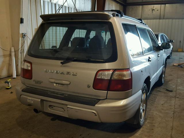 JF1SF65631H723339 - 2001 SUBARU FORESTER S SILVER photo 4