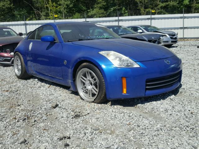 JN1AZ34D06M309951 - 2006 NISSAN 350Z COUPE BLUE photo 1