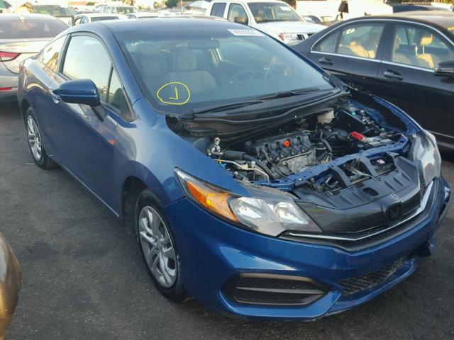 2HGFG3B54FH515508 - 2015 HONDA CIVIC BLUE photo 1