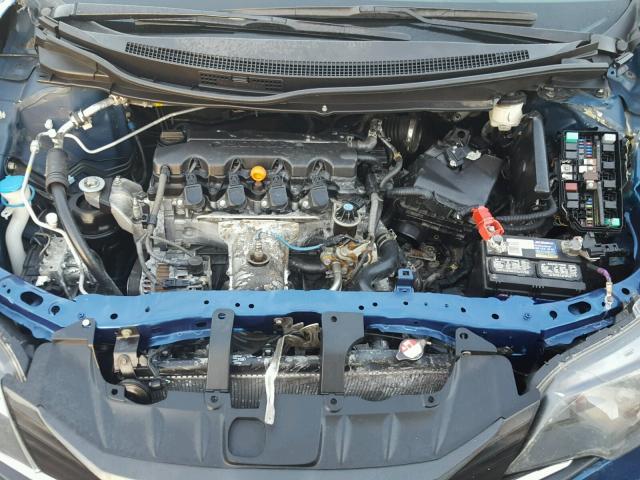 2HGFG3B54FH515508 - 2015 HONDA CIVIC BLUE photo 7