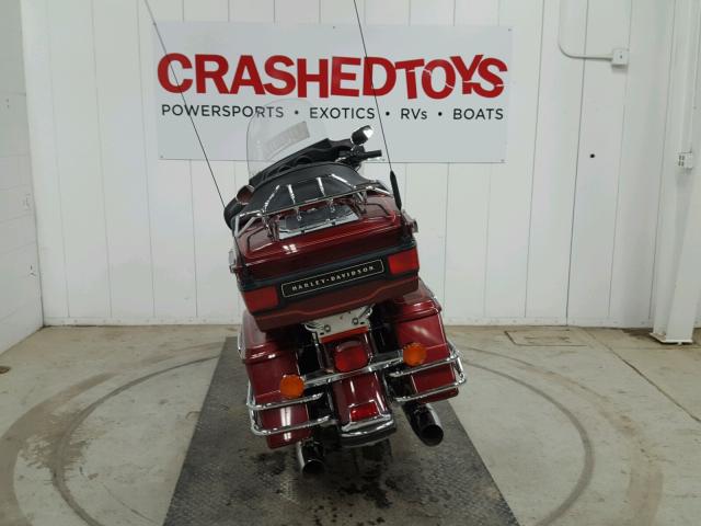 1HD1FCW153Y643355 - 2003 HARLEY-DAVIDSON FLHTCUI RED photo 4