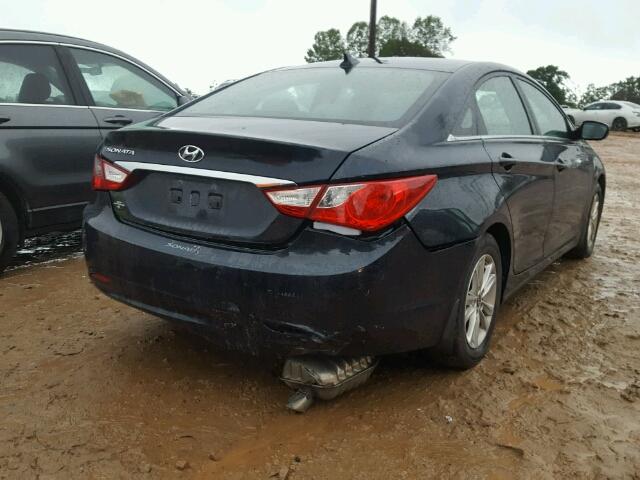 5NPEB4AC6DH645700 - 2013 HYUNDAI SONATA GLS BLACK photo 4