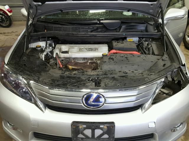 JTHBB1BA8A2001335 - 2010 LEXUS HS SILVER photo 7