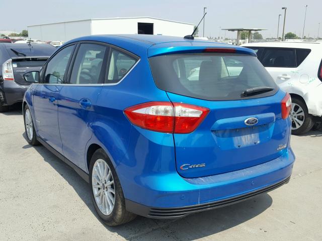 1FADP5BU9DL505684 - 2013 FORD C-MAX SEL BLUE photo 3