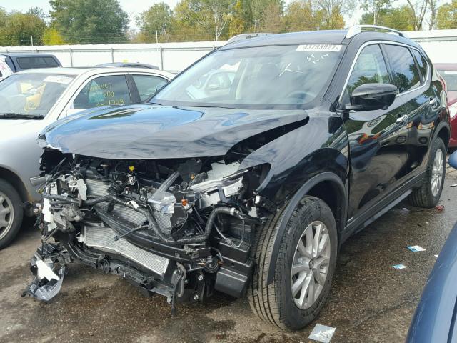 KNMAT2MV3HP586256 - 2017 NISSAN ROGUE S BLACK photo 2