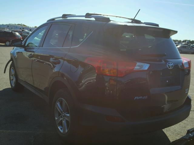 2T3RFREVXFW334006 - 2015 TOYOTA RAV4 BLACK photo 3