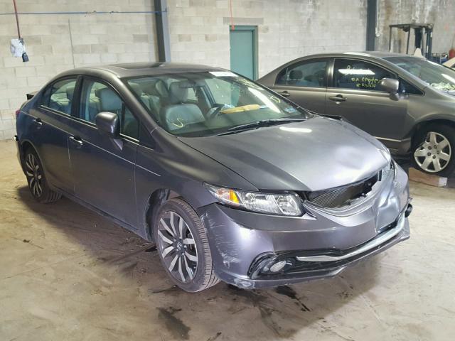 19XFB2F93FE212798 - 2015 HONDA CIVIC EXL 灰色 照片 1