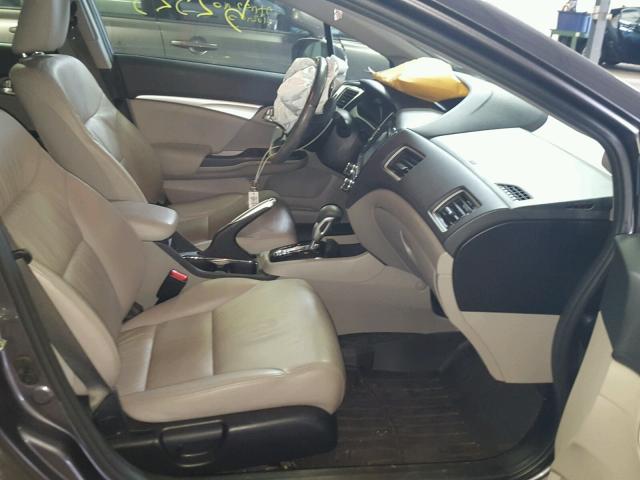 19XFB2F93FE212798 - 2015 HONDA CIVIC EXL 灰色 照片 5