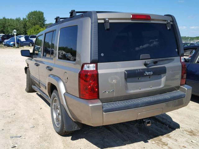1J8HG48N96C139601 - 2006 JEEP COMMANDER GOLD photo 3
