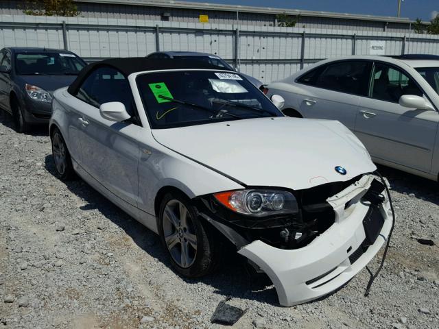 WBAUL7C59AVJ77530 - 2010 BMW 128 I WHITE photo 1