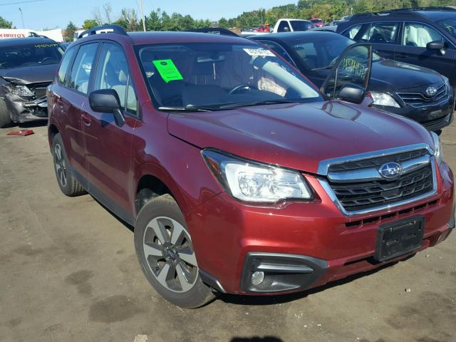 JF2SJABC1HH806012 - 2017 SUBARU FORESTER 2 RED photo 1