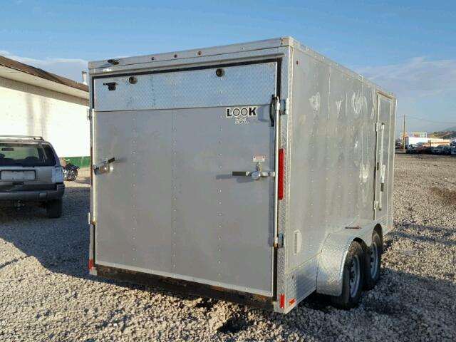 53BLTEA26HT013400 - 2017 UTILITY TRAILER GRAY photo 4