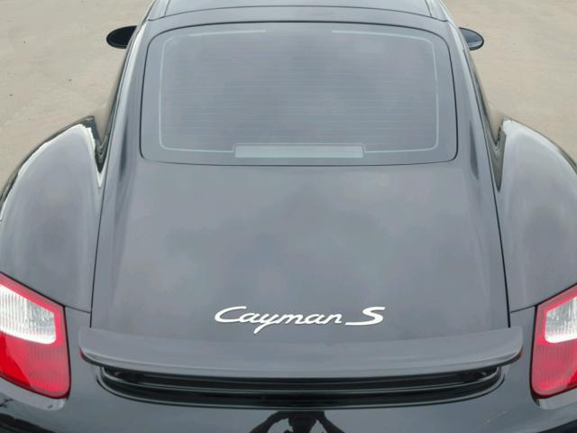 WP0AB29897U782739 - 2007 PORSCHE CAYMAN S BLACK photo 7