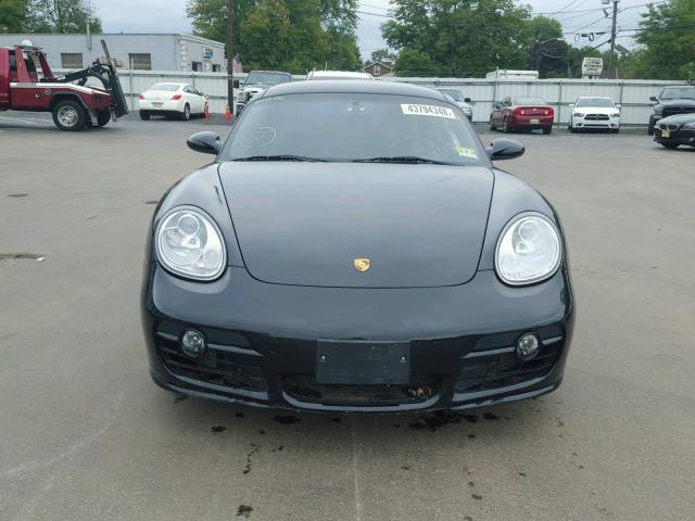 WP0AB29897U782739 - 2007 PORSCHE CAYMAN S BLACK photo 9