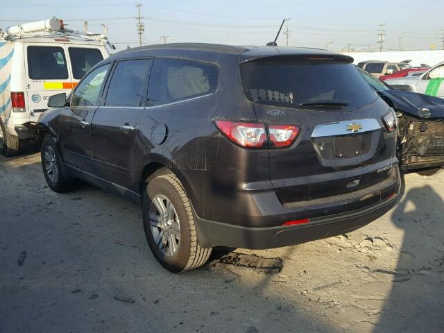 1GNKRGKD3FJ376628 - 2015 CHEVROLET TRAVERSE L SILVER photo 3