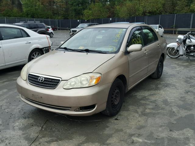 2T1BR32E76C608542 - 2006 TOYOTA COROLLA CE TAN photo 2