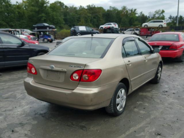 2T1BR32E76C608542 - 2006 TOYOTA COROLLA CE TAN photo 4