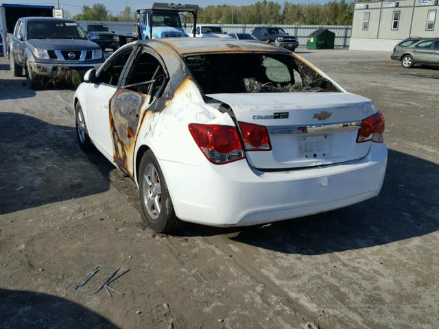 1G1PC5SB8D7206268 - 2013 CHEVROLET CRUZE LT WHITE photo 3