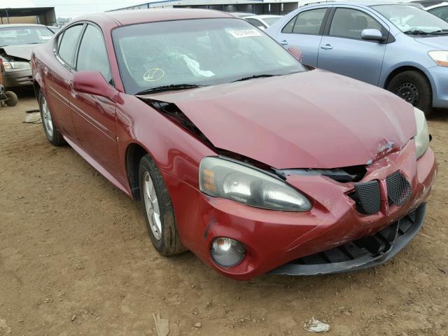 2G2WP552761213932 - 2006 PONTIAC GRAND PRIX Темно-червоний фото 1
