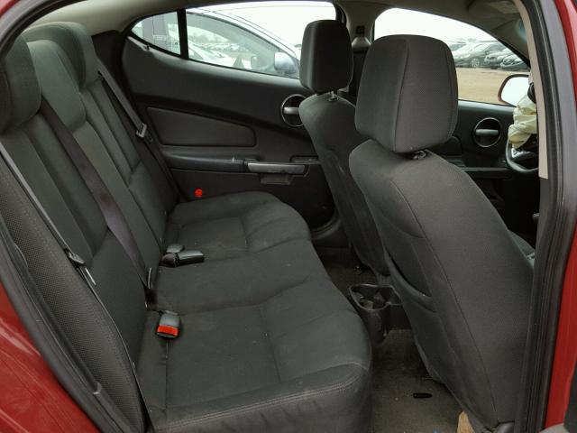 2G2WP552761213932 - 2006 PONTIAC GRAND PRIX Темно-червоний фото 6