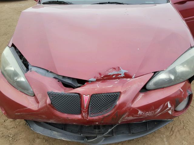 2G2WP552761213932 - 2006 PONTIAC GRAND PRIX Темно-червоний фото 7