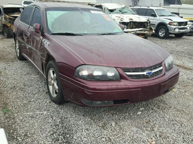 2G1WH52K249418241 - 2004 CHEVROLET IMPALA LS RED photo 1