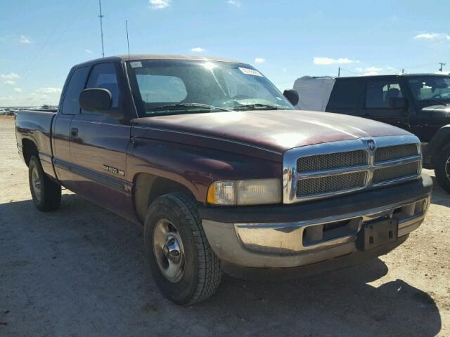 3B7HC13ZXYM238926 - 2000 DODGE RAM 1500 MAROON photo 1