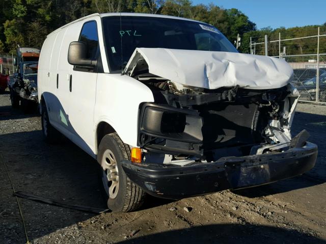 1GCSGAFX7C1150572 - 2012 CHEVROLET EXPRESS G1 WHITE photo 1