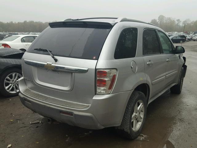 2CNDL63F056178898 - 2005 CHEVROLET EQUINOX LT SILVER photo 4