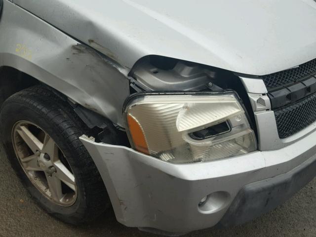 2CNDL63F056178898 - 2005 CHEVROLET EQUINOX LT SILVER photo 9