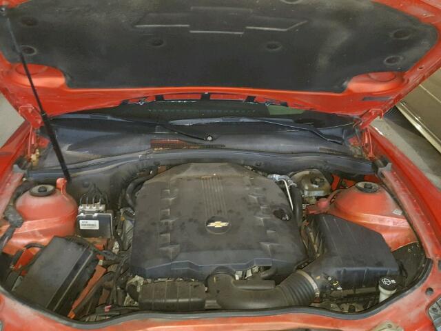 2G1FA1EV4A9174235 - 2010 CHEVROLET CAMARO LS ORANGE photo 7