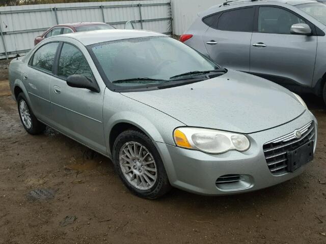 1C3EL56R14N229221 - 2004 CHRYSLER SEBRING LX SILVER photo 1