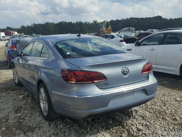 WVWBN7AN4DE507912 - 2013 VOLKSWAGEN CC SPORT BLUE photo 3