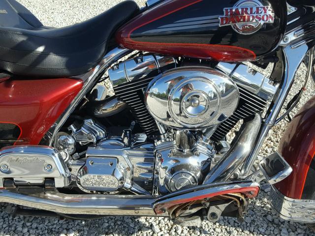 1HD1FCW1X6Y607990 - 2006 HARLEY-DAVIDSON FLHTCUI RED photo 7