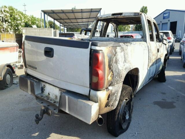 1GCHK29D57E145918 - 2007 CHEVROLET SILVERADO BURN photo 4